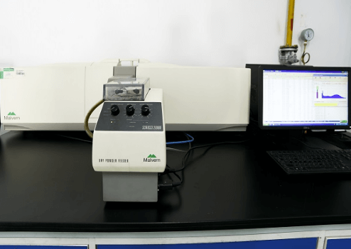 Laser particle size tester